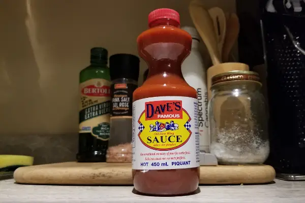 Dave's famous wing sauce tastes like a hot sauce with an East Coast vibe