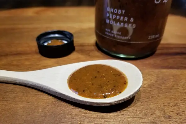 Kultivar's Ghost Pepper and Molasses on a spoon